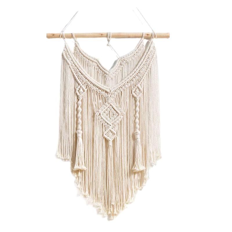 Natural Macrame Wall Hanging Tapestry Boho Decor Tapestries