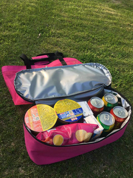 Large Capacity Beach Picnic Camping Mesh Tote Bag With Cooler Durable Multi Insulated Food Delivery Bags