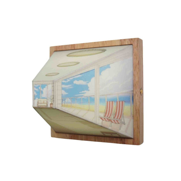 3D Illusion Night Light Gallery Bedside Picture Style Modern Simulate Sunshine Drawing Night Lights