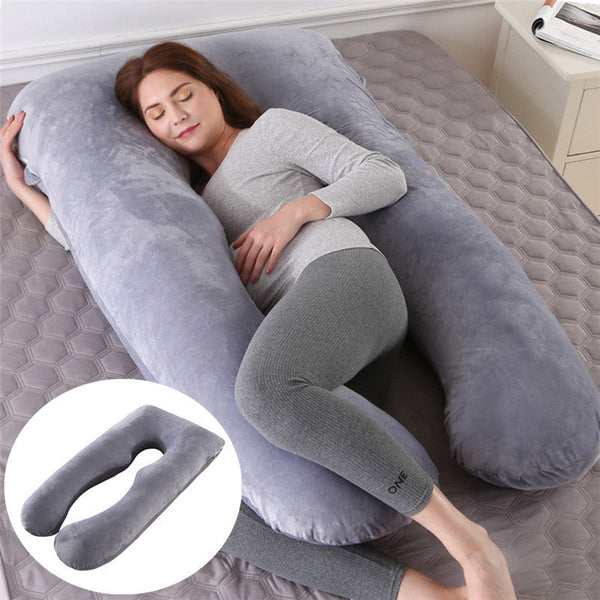 Summer Sleeping Support Pillow For Pregnant Women U Shape Maternity Pregnancy Ice Silk Pillows
