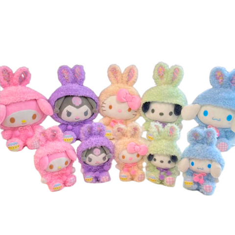 Kawaii Cartoon Plush Doll Easter Bunnies Soft Toy Gifts