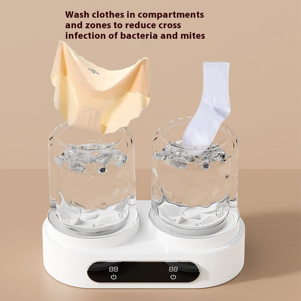 Plastic Double Bucket Mini Underwear Washing Machine Usb Powered Washing Machines