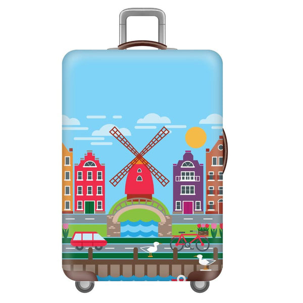 Polyester Suitcase Cover For Pull Rod With Various Designs And Sizes Other Luggage