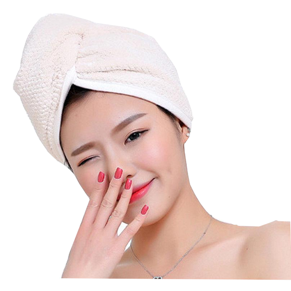 Absorbent Microfibre Hair Drying Towel Bathroom Accessories