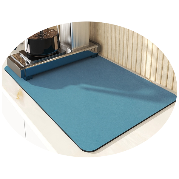 Absorbent Rubber Dish Drying Drain Mat Kitchen Accessories Oven Mitts & Potholders