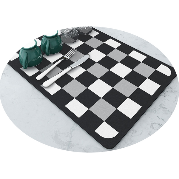 Absorbent Rubber Dish Drying Drain Mat Kitchen Accessories Oven Mitts & Potholders