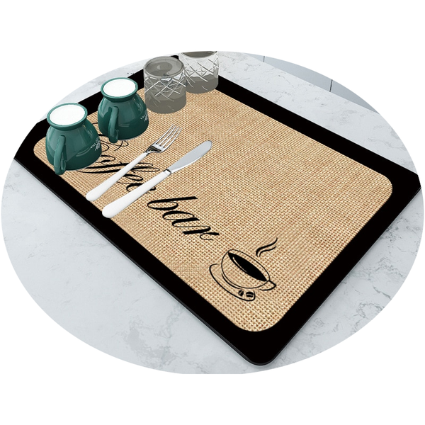 Absorbent Rubber Dish Drying Drain Mat Kitchen Accessories Oven Mitts & Potholders