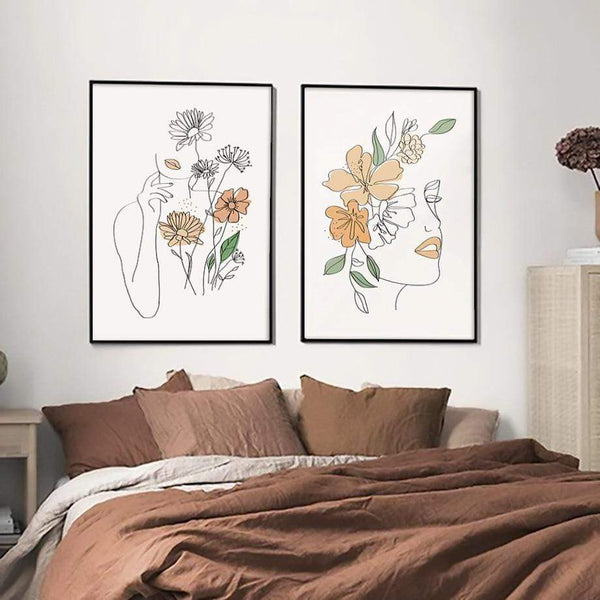 Canvas Simple Modern Wall Art Unframed Prints Decor Posters & Prints