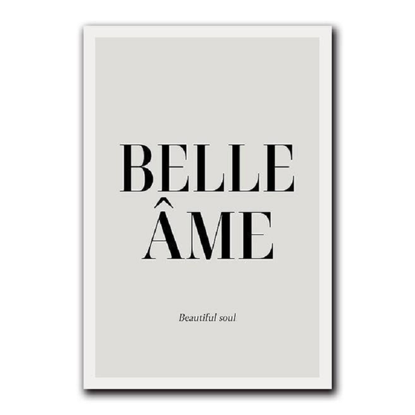 Abstract Feminine Beauty Minimalist Wall Art Unframed Canvas Print Posters & Prints