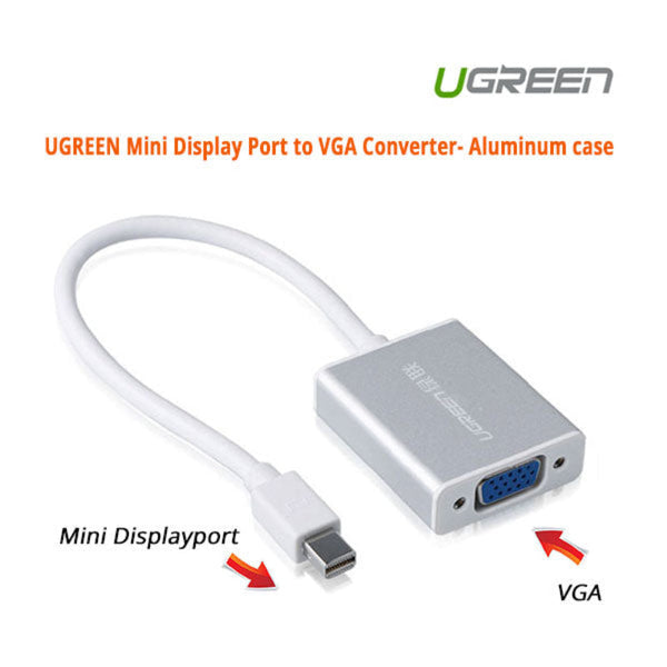 Ugreen Mini Display Port To Vga Converter (10403) Monitor/Av Cables & Adapters
