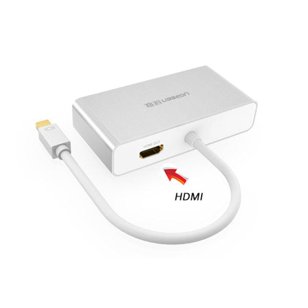 Ugreen 3 In 1 Mini Displayport To Hdmi&Vga&Dvi Converter White (10438) Monitor/Av Cables & Adapters