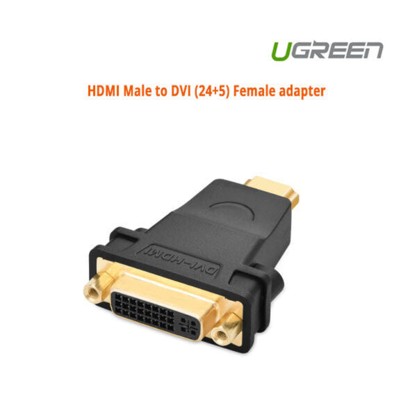 Ugreen Hdmi Male To Dvi (24+5) Female Adapter (20123) Monitor/Av Cables & Adapters
