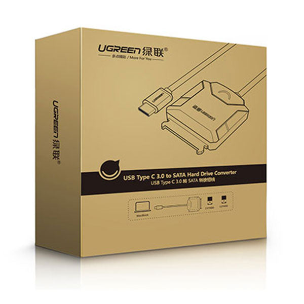 Ugreen Usb 3.0 Type C To Sata Converter Cable (40272) Monitor/Av Cables & Adapters