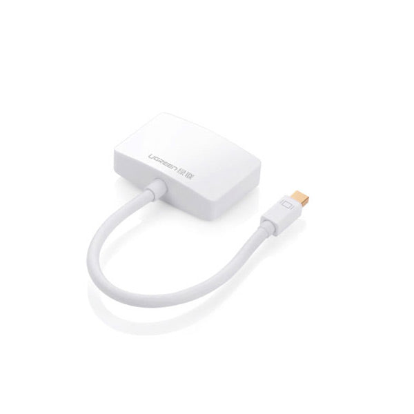Ugreen Mini Display Port To Hdmi & Vga Dual Converter Premium Abs Case (10427 ) Monitor/Av Cables & Adapters