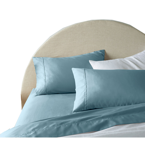 Accessorize 1900Tc Cotton Rich Sheet Set Blue King Sheets