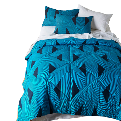 Accessorize Aster Washed Cotton Comforter Set Blankets