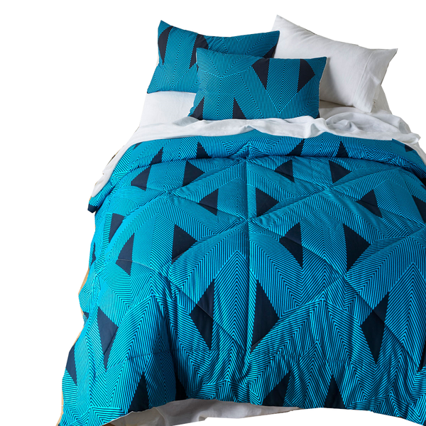 Accessorize Aster Washed Cotton Comforter Set Blankets