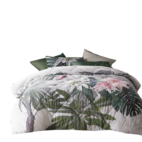 Accessorize Curiosity Washed Cotton Printed 3 Piece Comforter Set Queen