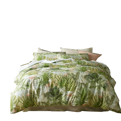 Accessorize Flamingo Cotton Quilt Cover Set Quilt Covers