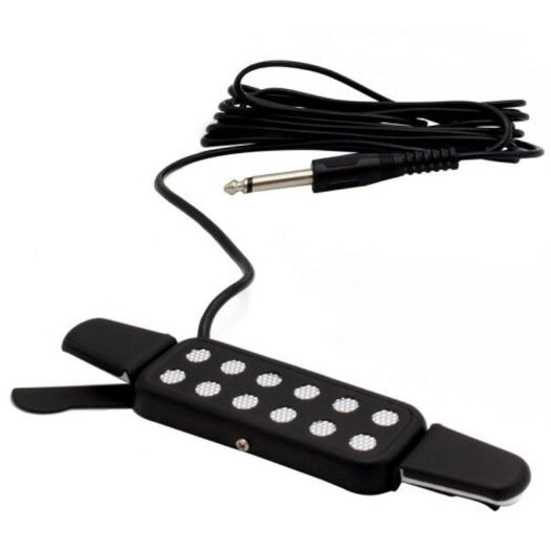 Acoustic Guitar Pickup Electric Transducer / Amplifier Black Guitar Parts