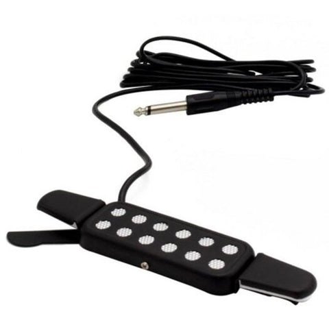 Acoustic Guitar Pickup Electric Transducer / Amplifier Black Guitar Parts