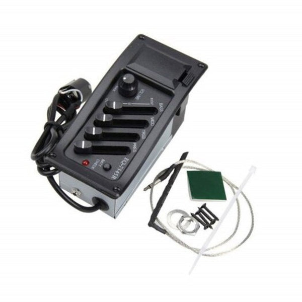 Acoustic Guitar Preamp Amplifier Eq 7545R Pickup Black Guitar Parts