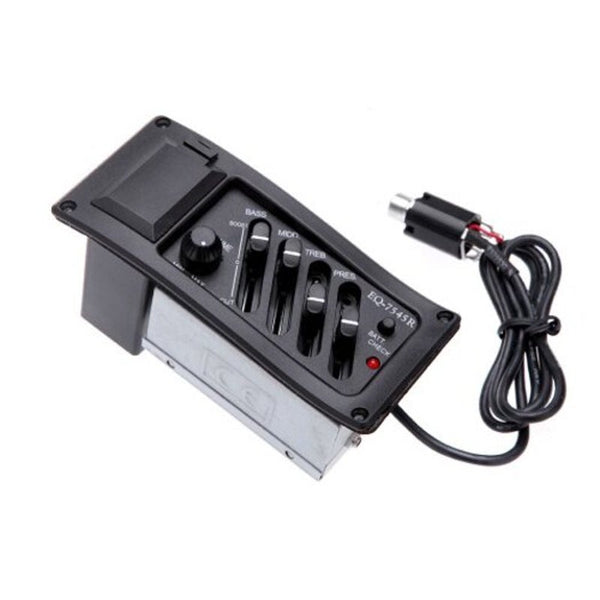 Acoustic Guitar Preamp Amplifier Eq 7545R Pickup Black Guitar Parts