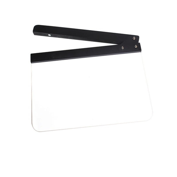 Acrylic Clapboard Dry Erase Director Film Movie Clapper Board Slate 9.6 11.7 Movie Camera Accessories