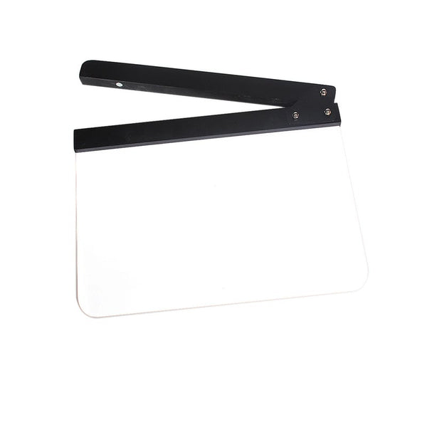 Acrylic Clapboard Dry Erase Director Film Movie Clapper Board Slate 9.6 11.7 Movie Camera Accessories