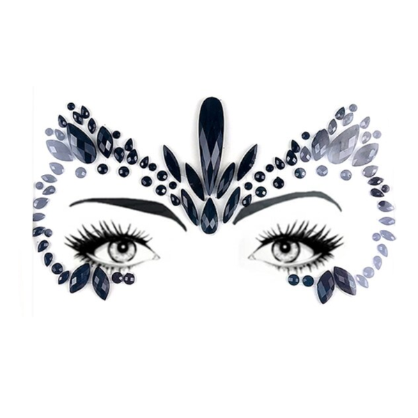 Acrylic Diamond Festival Costumes Face Stickers