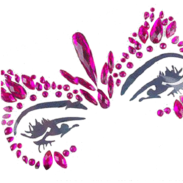 Acrylic Diamond Festival Costumes Face Stickers