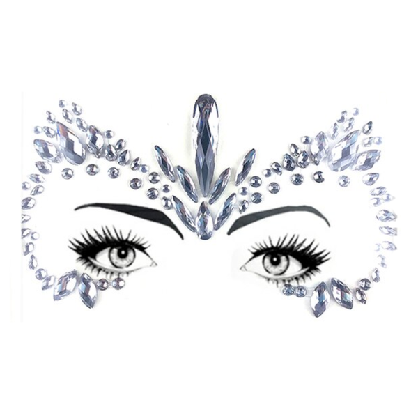 Acrylic Diamond Festival Costumes Face Stickers