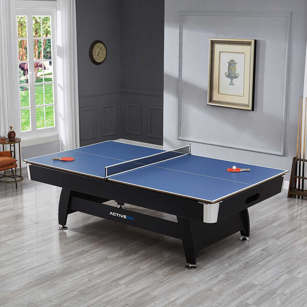 Activego Breakshot 8Ft High Speed Velvet Cloth Pool And Billiards Table With Ball Return Solid Legs 3 In 1 Top For Table Tennis Full Table Table Tenni
