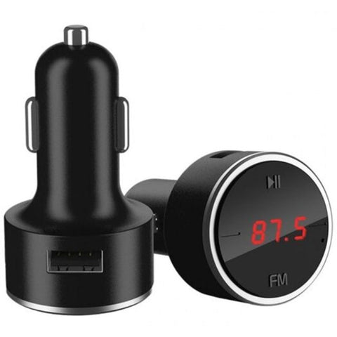 Ad 960 Mp3 Bluetooth Transmitter Function Car Charger Black