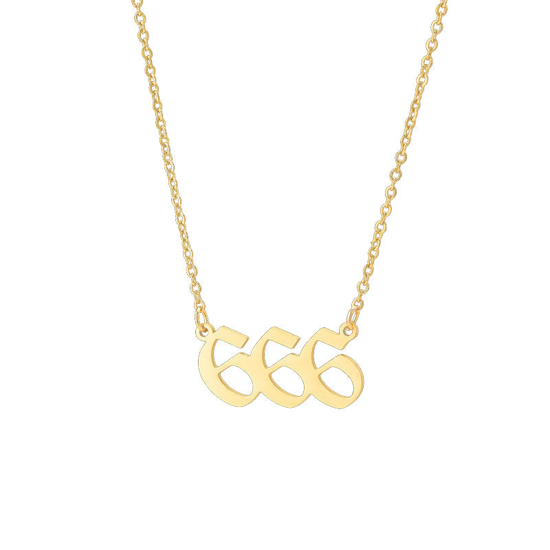 Personalized Angel Number 111 999 Stainless Steel Non Fading Pendant Necklace Necklaces & Pendants