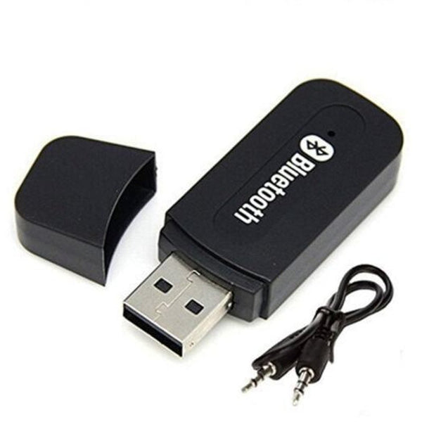Adapter Receiver Car Kit Mini Usb Wireless Bluetooth 3.5Mm Home Stereo Audio Music Black