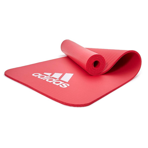 Adidas Fitness Mat 7Mm Exercise Training Floor Gym Yoga Judo Pilates - Red