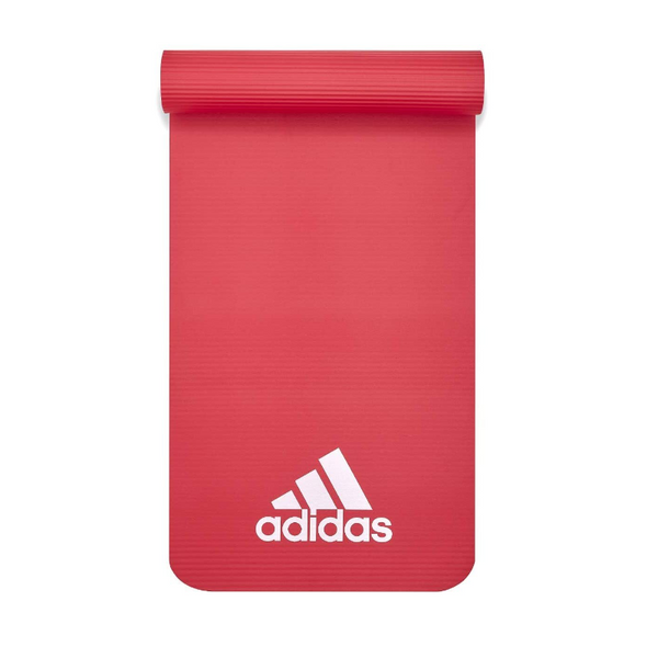 Adidas Fitness Mat 7Mm Exercise Training Floor Gym Yoga Judo Pilates Red Exercise Mats