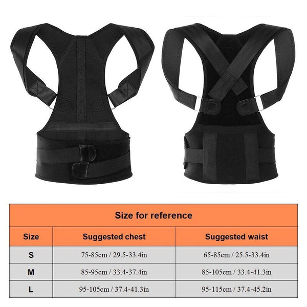 Adjustable Back Posture Corrector Shoulder Support Brace Strap Orthotics Braces & Sleeves