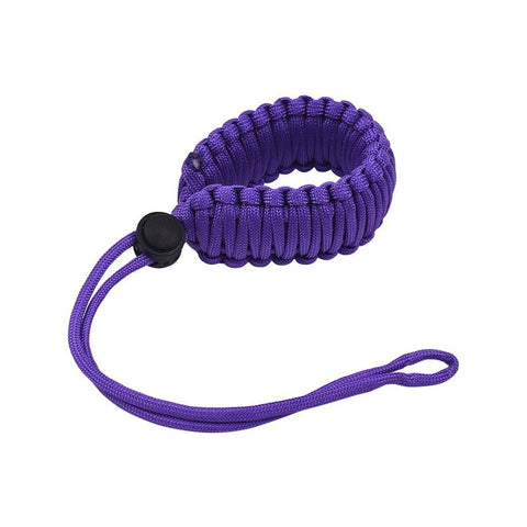 Braided Paracord Camera Wrist Strap Lanyard Purple Straps & Hand Grips
