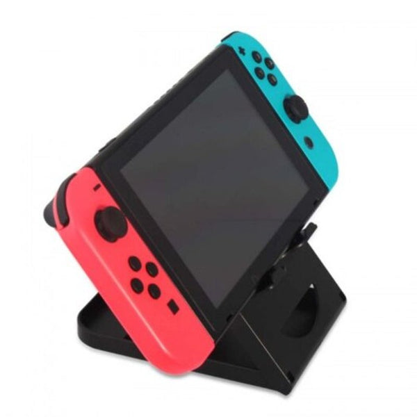 Adjustable Foldable Abs Bracket Play Stand Holder For Nintendo Switch Black
