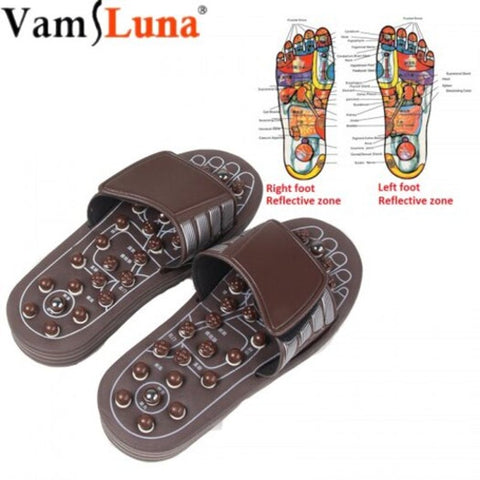 Foot Massage Slippers Acupuncture Therapy Massager Shoes Size L For 42 43 Massagers