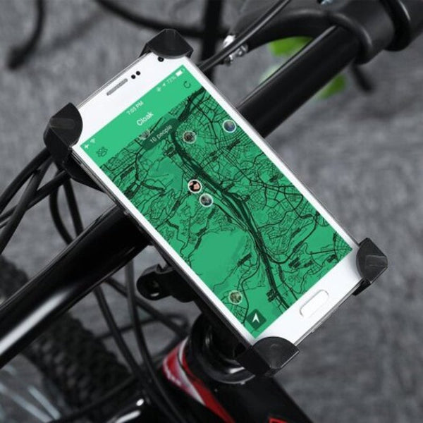 Adjustable Handlebar Phone Mount Holder For Bicycle Bike Black