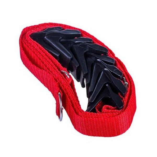 Over Door Straps Bag Hanger Coat Hook Hat Clothes Storage Rack Red Hooks & Hangers