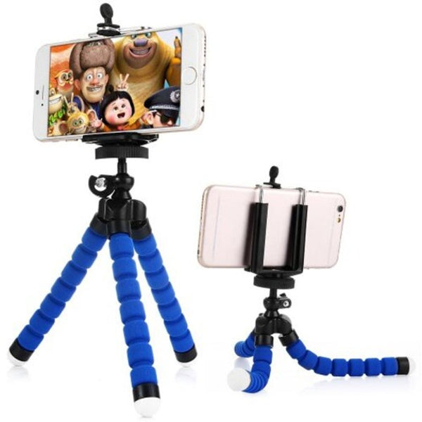 Phone Tripod Octopus Holder Stand Blue Mounts & Holders