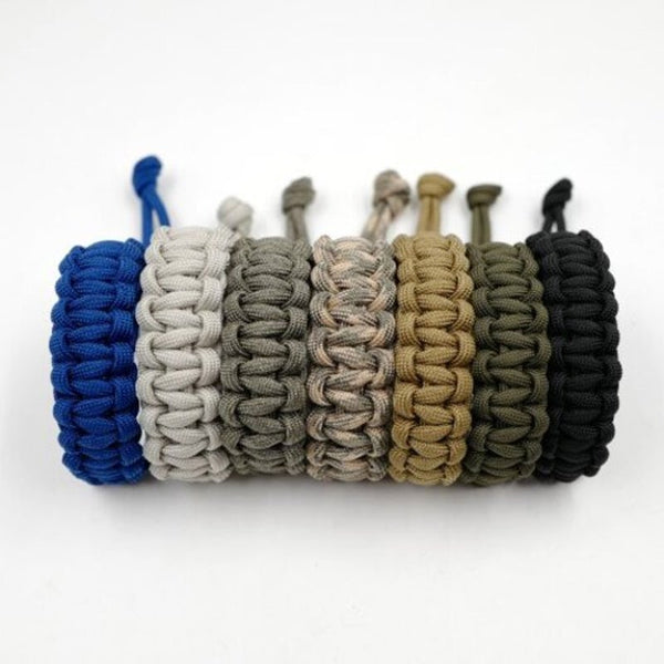 Survival Emergency 550 Paracord Bracelet Parachute Cord For Camping Hiking Dark Grey Paracords