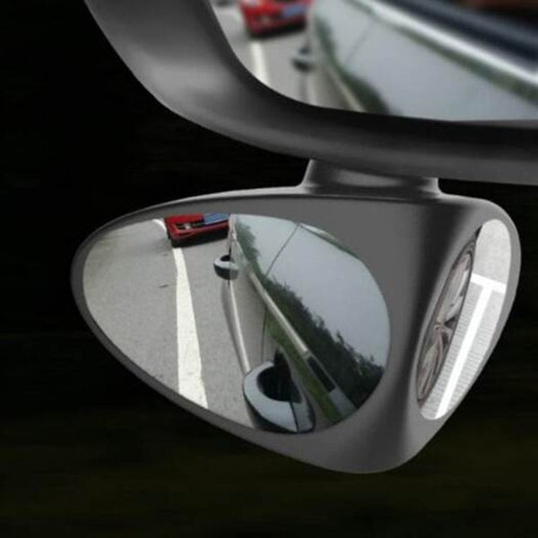 Adjustable Wide Angle Car Mirror Convex Rear View Monitor White Right