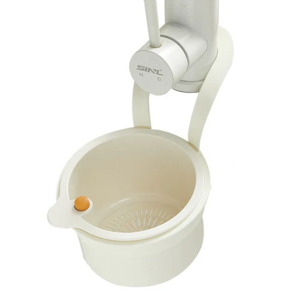 Hanging Sink Drain Basket For Kitchen Food Waste Separator Filter & Fruit Washing Strainer Colanders Strainers & Sifters