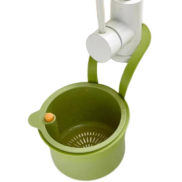 Hanging Sink Drain Basket For Kitchen Food Waste Separator Filter & Fruit Washing Strainer Colanders Strainers & Sifters