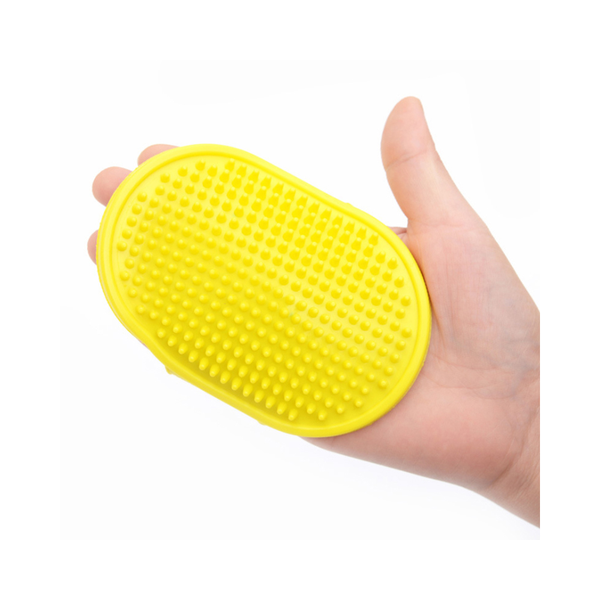 Adjustable Oval Shape Bath Massage Brush For Pet Dogs Cleaning Supplies 42335 Newblue Dog Grooming